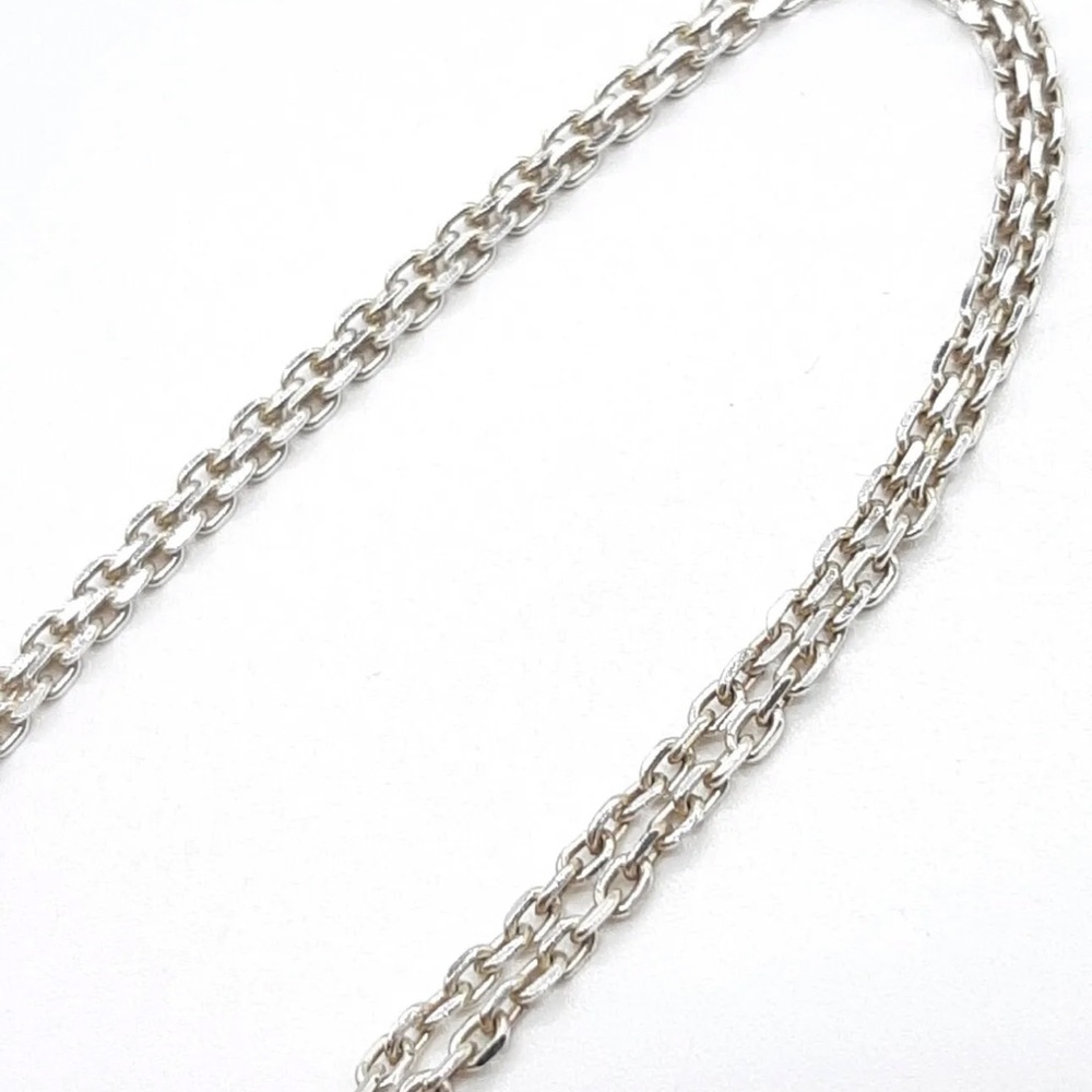 GUCCI 925 Sterling Silver ❤️ Heart Necklace 16 inches - Picture 8 of 10